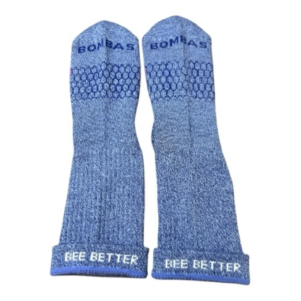 🆕Bombas Youth Marl Calf Socks Size:Youth 12T - Y3